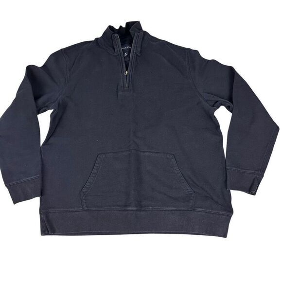 Lands End Mens Heavy 1/4 Zip Pullover size XL - Picture 3 of 7